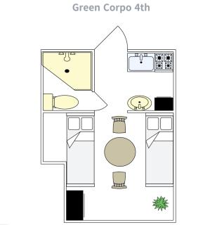 Close to Shinjuku!Twin beds,Projector,Appliances! - 1
