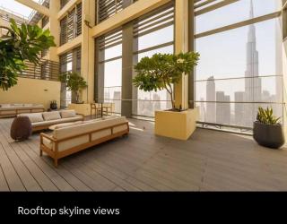 **Panoramic Views Of Burj Khalifa and Fountain** - Dubai - 9