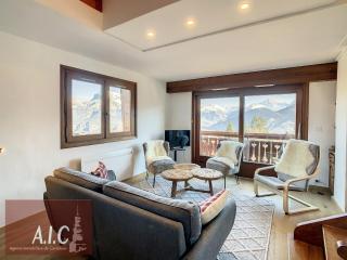 Duplex ski-in/ski-out face au Mont Blanc avec parking et wifi - FR-1-560-103 - Combloux - 8