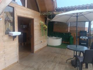 Cabaña con Jacuzzi/Zona BBQ y Malla catamarán en Guarne - San Vicente - 7