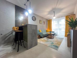 Księży Młyn POINT Apartament - Bezpłatny Garaż - Klimatyzacja - FV - Łódź - 6