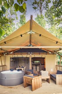 Tente lodge insolite Jacuzzi privatif en pleine nature - 9