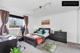 Caraway Heights 2Bedroom Apt Sleeps 6 in Canary Wharf, Free Parking, Near Excel, O2 & London City Airport By Maison Christo Property Short Lets & Serviced Accommodation - Londres - 9