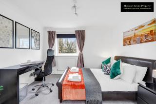 Caraway Heights 2Bedroom Apt Sleeps 6 in Canary Wharf, Free Parking, Near Excel, O2 & London City Airport By Maison Christo Property Short Lets & Serviced Accommodation - Londres - 2