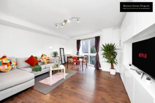 Caraway Heights 2Bedroom Apt Sleeps 6 in Canary Wharf, Free Parking, Near Excel, O2 & London City Airport By Maison Christo Property Short Lets & Serviced Accommodation - Londres - 7