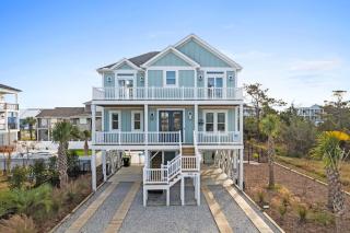 Coastal Charm Ocean Isle Beach custom beach home with 4 bedroom, 3 bath home with pool and elevator - Ocean Isle Beach - 9