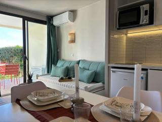 Studio cabine avec vue mer, piscine et parking à Cannes la Bocca - FR-1-609-93 - Cannes - 9