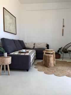 Cozy Antiparos Apartment 1 Bedroom Apartment Seabreeze Stunning Sea Garden Views Agios Georgios - Andiparo - 9