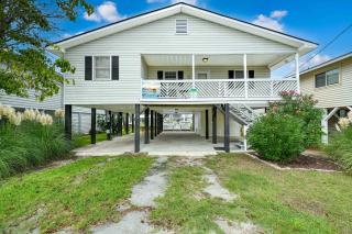 Marsh View Getaway is a 4 Bedroom Channel Home in Cherry Grove - Myrtle Beach - 0