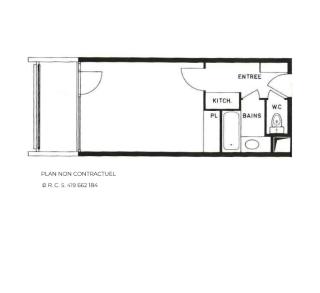 Résidence Chaviere - Studio 4 pers au pied des pistes à la Croisette - accès 3 Vallées MAE-5624 - 6