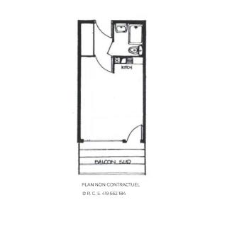 Résidence Dorons - Studio pour 2 Personnes 074 - Les Menuires - 2
