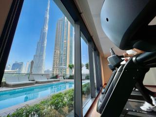 Luxurious & Spacious 2BR l Burj & Fountain Views l Walk to Dubai Mall l Pool l Gym - 6