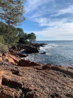 Boulouris - Appt 3/4 pers. bord de mer / piscine - Saint-Raphaël - 0