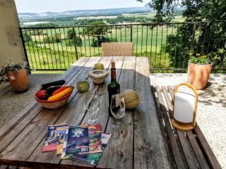 Ferme du Moulin de Paillères, vue panoramique, piscine - idéal 4 à 5 personnes - Galapian - 7
