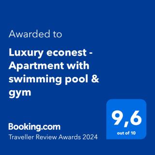 Luxury econest - Apartment with swimming pool & gym - 9