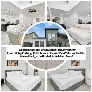 2 Homes•Sleeps 18•Gated•10 Mins To Dwntwn•SmartTvs - Houston - 9