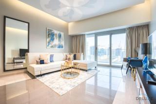Overlooking Canal Views, Fam-Friendly 2BR Unit, Damac Majestine Tower, Business Bay by Deluxe Holiday Homes - Dubai - 0