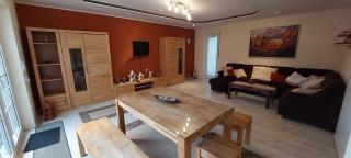 Ferienwohnung MW 82m2 Höxter Weserbergland an der Weser 2 Terrassen Wäsche und Endreinigung - Höxter - 4