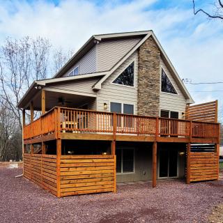 Swept Away Chalet - Luxurious NEW 6 BR Home Sleeps 16 Hot Tub Linens and Towels - Albrightsville - 9