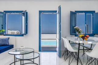 Beautiful Santorini Villa 2 Bedrooms Private Pool & Magical Sea Views Karterados - Karterados - 7