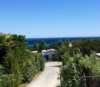 MOBIL HOME PLAGE DE PAMPELONNE SUR UN TRES BEL EMPLACEMENT SURPLOMBANT LA BAIE DE PAMPELONNE - 4