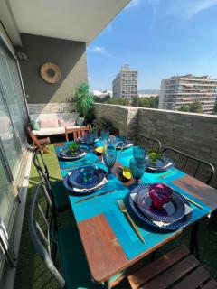 130m2 de standing, 5min plages et stade, Parking gratuit, 5e et dernier étage avec ascenseur, vue montagne - Marsiglia - 8