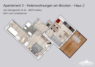 Auszeit-im-Harz Haus 2 Wohnung 3 - Schierke - 6