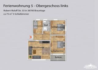 Auszeit-im-Harz Haus 3 Wohnung 5 - Braunlage - 6