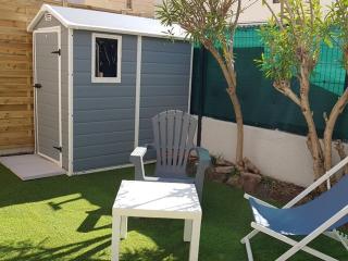 Appartement 3 pièces climatisé, terrasse, 6 couchages, parking privé, animaux admis - FR-1-326-673 - Marseillan - 9