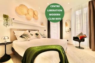 LIBERATION CENTER - PRIVATE Balcony - 24&7 RECEPTION - LUGGAGE STORAGE - Nice - 0
