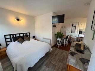 Front de mer, appart 2 à 4 pers, parking privé, Wifi fibre, proche des commerces, Kanumera Barcarès - 8