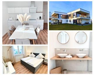SEELIEBE APARTMENTS SCHWERIN - PKW, teilweise mit privater Sauna, WLAN, XXL-Balkon o Terrasse, Seeblick - Schwerin - 8