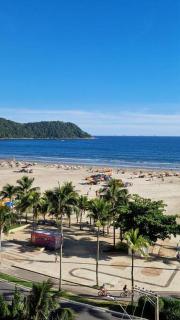 Canto do Forte - Apto acolhedor com Vista Mar - Praia Grande - 0