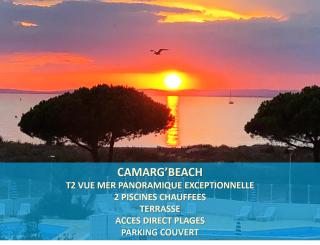 CAMARG'Beach Vue mer-Piscines-Plages-Tennis-Parking-4PERS - Le Grau-du-Roi - 0