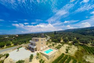 Domas Blue Studio Villa With Private Pool and Panoramic View - Loutra - 4