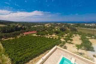 Domas Blue Studio Villa With Private Pool and Panoramic View - Loutra - 5