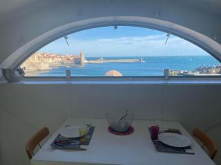 3CONV48- Charmant T2 avec vue imprenable en face plage Collioure - Collioure - 0