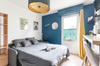 Studio Centre-Ville avec Terrasse et Parking Sécurisé Gratuit - Nantes - 8