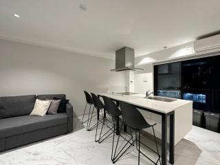 bHOTEL Rijodori - Modern 6ppl City Apt with Breakfast Included - Hiroshima - 6