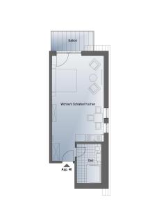 Studio-Appartement mit Meerblick im Baltic Lagoon Resort - Fuhlendorf - 3