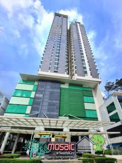 Mosaic Southkey 2 plus 1 BR near to mid-valley mega mall by Gdragon Homestay - Johor Bahru - 4