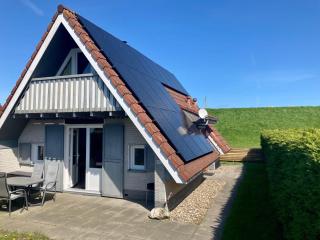 am Deich 6 pers House with a private terrace behind a dike by the Lauwersmeer - Anjum - 0