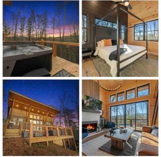 New Modern Treehaus with Views, Hot tub. 2-2 and loft - 0