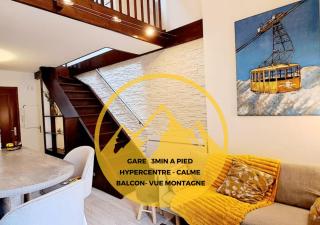 Yellow Home-by So'SerenityHome-balcon vue montagne-mezzanine - Cluses - 0