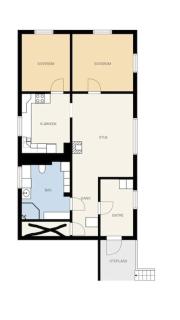 Spacious apartment, 15 min walk to city center - Tromsø - 5