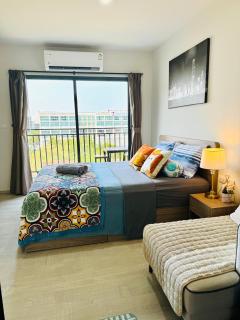 HuaHin La Casita condo Quiet, bright room with nice view Netflix vip #2 - 6