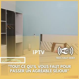 " Le Nid Douillet ", un fabuleux studio, calme, cosy et bien climatisé au centre de saly - 9