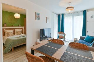Appartement avec Terrasse, Piscine, Parking, Honfleur - Équemauville - 2