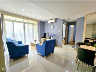 Apt Pejaten Park Biru 2 BR with Swim Pool, Bathub and Wi-Fi - 1