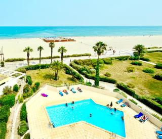 APPARTEMENT VUE PLONGEANTE LES PIEDS DANS L'EAU, PISCINE et MER - Canet-en-Roussillon - 0